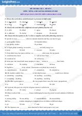 Đề thi học kì 2 Tiếng Anh 10 English Discovery - Đề số 3
